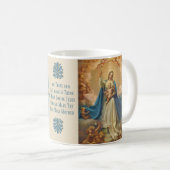 Mary-Königin von Himmels-Jesus-Engeln Kaffeetasse (VorderseiteRechts)