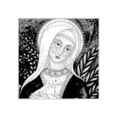 MARY & LAMB MADONNA RUBBER BRIEFMARKE *Benutzerdef Gummistempel (Prägung)