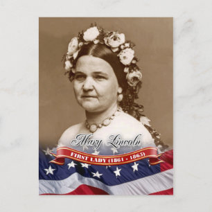Mary Lincoln, First Lady of the U.S. Postkarte