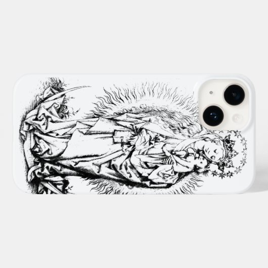 Mary Madonna and Child Jungfrau Case-Mate iPhone Hülle (Rückseite (Horizontal))