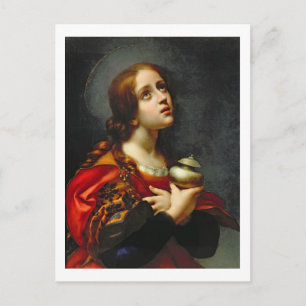 Mary Magdalene, 1660-70 (Öl auf Leinwand) Postkarte