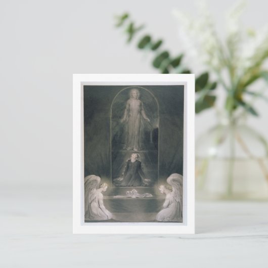 Mary Magdalene am Sepulcher, c.1805 (w/c und p Postkarte (Stehend Vorderseite)