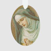 Mary Magdalene de Pazzi (JM 45) Oval Acrylic Ornament (Vorderseite)