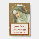 Mary Magdalene de Pazzi (JM 45) (Stil 2) Ausweis (Rückseite)