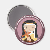 Mary Magdalene de Pazzi Magnet (Vorderseite/Rückseite)