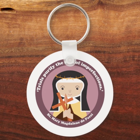 Mary Magdalene de Pazzi Schlüsselanhänger (Vorderseite)