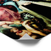 Mary Magdalene de Pazzi von Pedro de Moya Poster (Ecke)