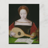 Mary Magdalene Eine Lute Postkarte (Vorderseite)