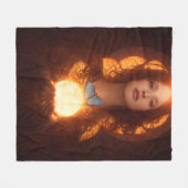 Mary Magdalene Fleecedecke (Vorderseite (Horizontal))