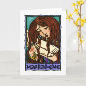 Mary Magdalene Greeting Card Karte (Gelbe Blume)