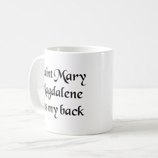 Mary Magdalene Kaffee Tasse (Vorderseite Links)