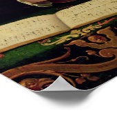 Mary Magdalene spielt die Lute Poster (Ecke)