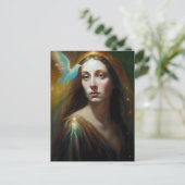 Mary Magdalene und ein Vogel wunderschön Postkarte (Stehend Vorderseite)