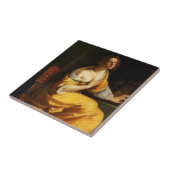 Mary Magdalene (von Artemisia Gentileschi) Fliese (Seite)