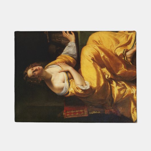 Mary Magdalene (von Artemisia Gentileschi) Fußmatte (Vorderseite)