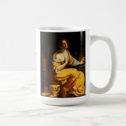 Mary Magdalene von Artemisia Gentileschi Kaffeetasse (Rechts)
