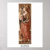 Mary Magdalene. Von Carlo Crivelli Poster (Vorne)