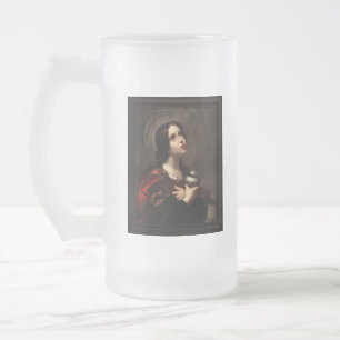 Mary Magdalene von Carlo Dolci Mattglas Bierglas