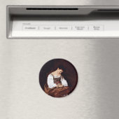 Mary Magdalene von Michelangelo Merisi Da Caravagg Magnet (In Situ (Geschirrspüler))