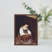 Mary Magdalene von Michelangelo Merisi Da Caravagg Postkarte (Stehend Vorderseite)