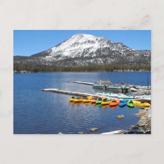 Mary-Mammoth-See, CA Postkarte (Vorderseite)