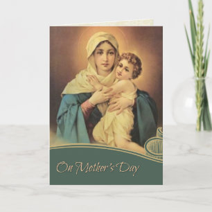 MARY MAPPY'S DAY JUNGFRAU MARY RELIGIOUS CARD KARTE