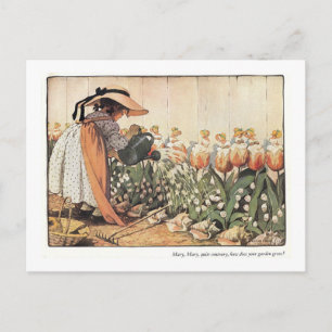 Mary, Mary, ganz im Gegensatz zu Kinderzimmer Rhym Postkarte
