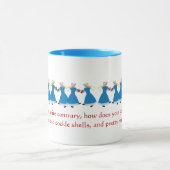 Mary, Mary, ganz im Gegenteil - Kinderzimmer Rhyme Tasse (Zentrum)