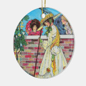 Mary, Mary, ziemlich gegensätzlich Keramik Ornament (Links)