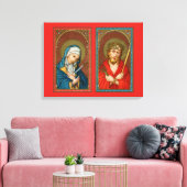 Mary, Mater Dolorosa & Jesus, Ecce Homo Leinwanddruck (Insitu (Wohnzimmer))