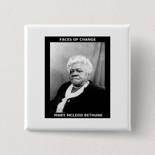 Mary McLeod Bethune Button (Vorderseite)