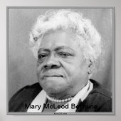 Mary McLeod Bethune Poster (Vorne)
