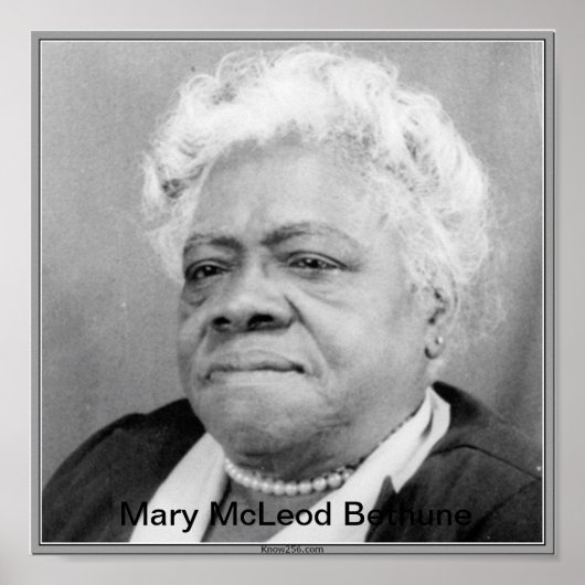 Mary McLeod Bethune Poster (Vorne)