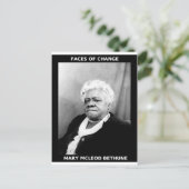 Mary McLeod Bethune Postkarte (Stehend Vorderseite)