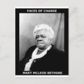 Mary McLeod Bethune Postkarte (Vorderseite)