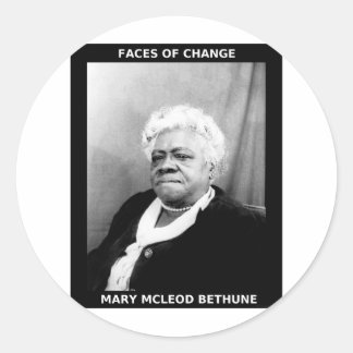 Mary McLeod Bethune Runder Aufkleber