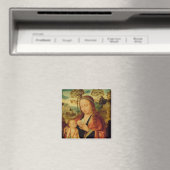 Mary mit dem Christ Child, Anfang des 16. Jahrhund Magnet (In Situ (Geschirrspüler))