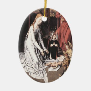 Mary mit Jesus und Engel Ornament