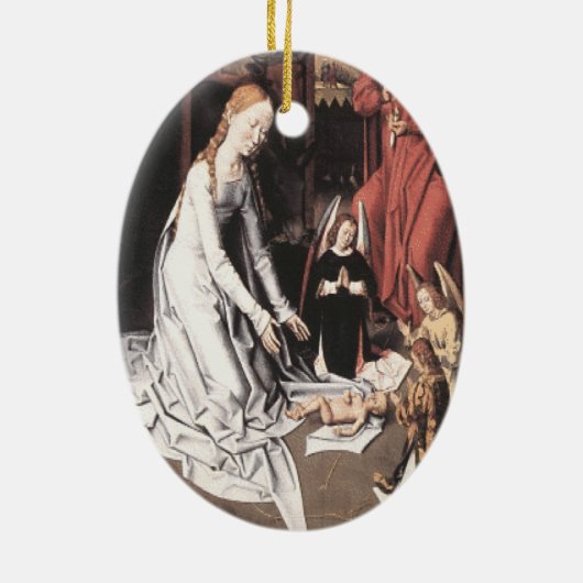 Mary mit Jesus und Engel Ornament (Hinten)