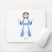 Mary mit Rosary Mousepad (Mit Mouse)