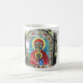 Mary Mother, Baby Jesus Orthodox Icon Tasse (Mittel)