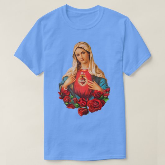 Mary Mother Heart of God Heart of Jungfrau Mary Cl T-Shirt (Design vorne)