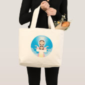 Mary Mother of God Jumbo Stoffbeutel (Vorderseite (Produkt))