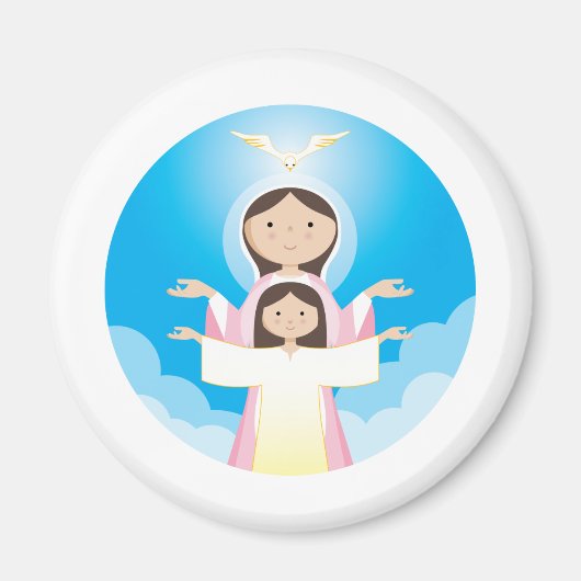 Mary Mother of God Magnet (Vorne)