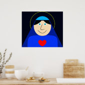 Mary Mother of God Poster (Küche)