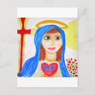 Mary, Mutter der Liebe Postkarte
