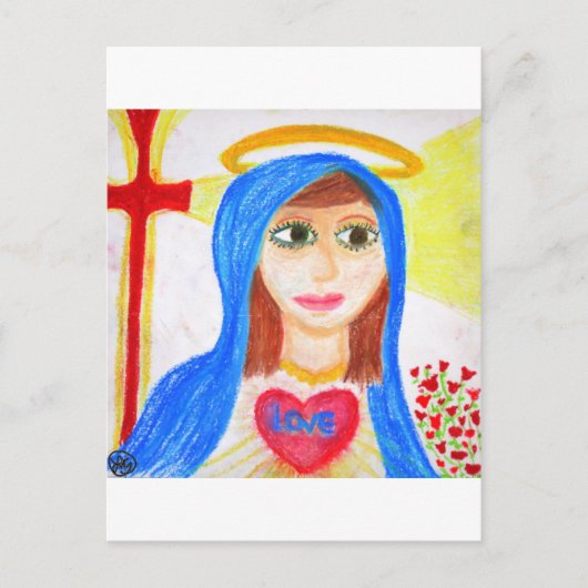 Mary, Mutter der Liebe Postkarte (Vorderseite)