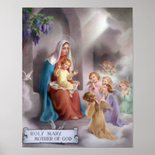 Mary-Mutter des Gottes, die heilige Jungfrau, Poster