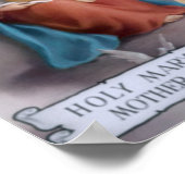 Mary Mutter Gottes, die heilige Jungfrau, Poster (Ecke)
