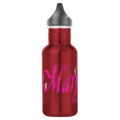 Mary, Name, Logo, Mädchen wiederverwendbare Wasser Edelstahlflasche (Links)